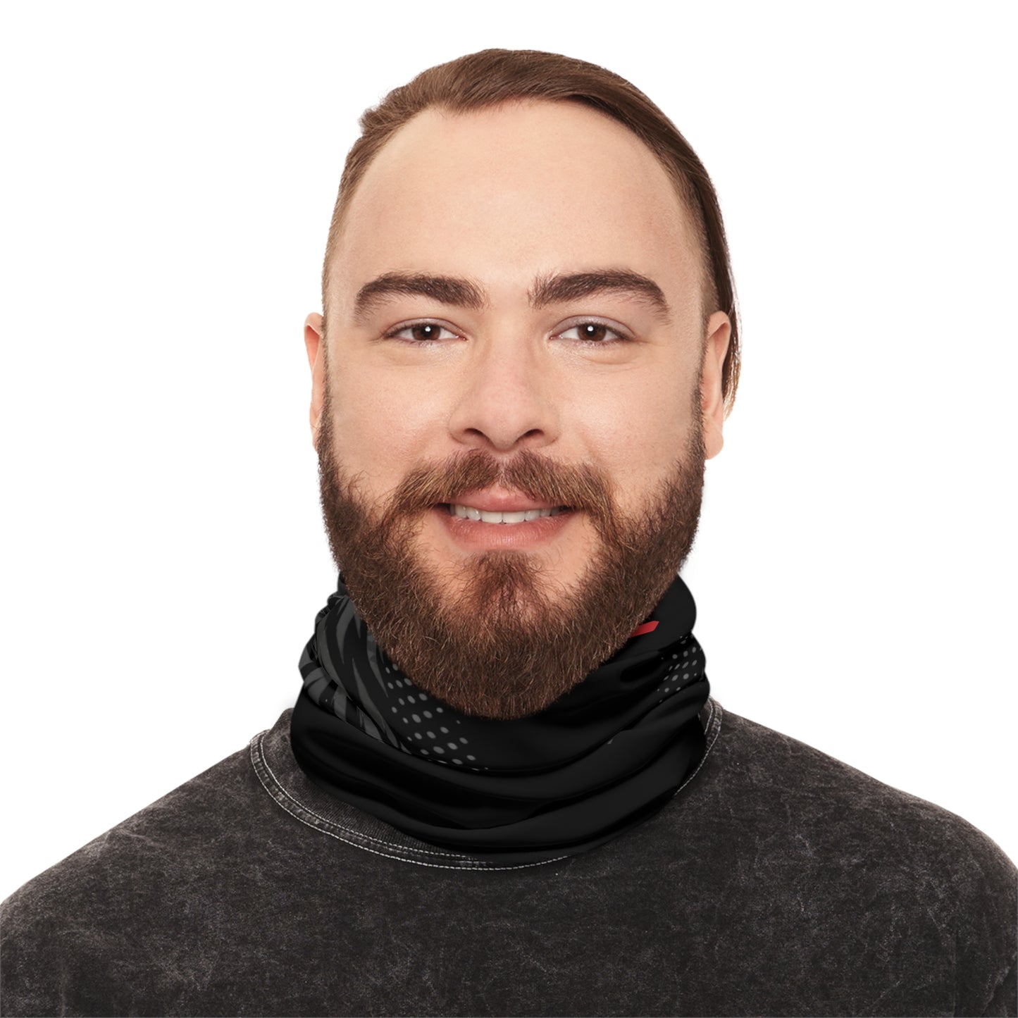 SeaDoo RXTX Racing Neck Gaiter — Grey & Black Midweight Face Shield Mask