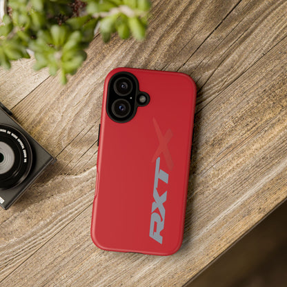 RXTX Tough Phone Case Protective Cover - iPhone Samsung Google Pixel Red