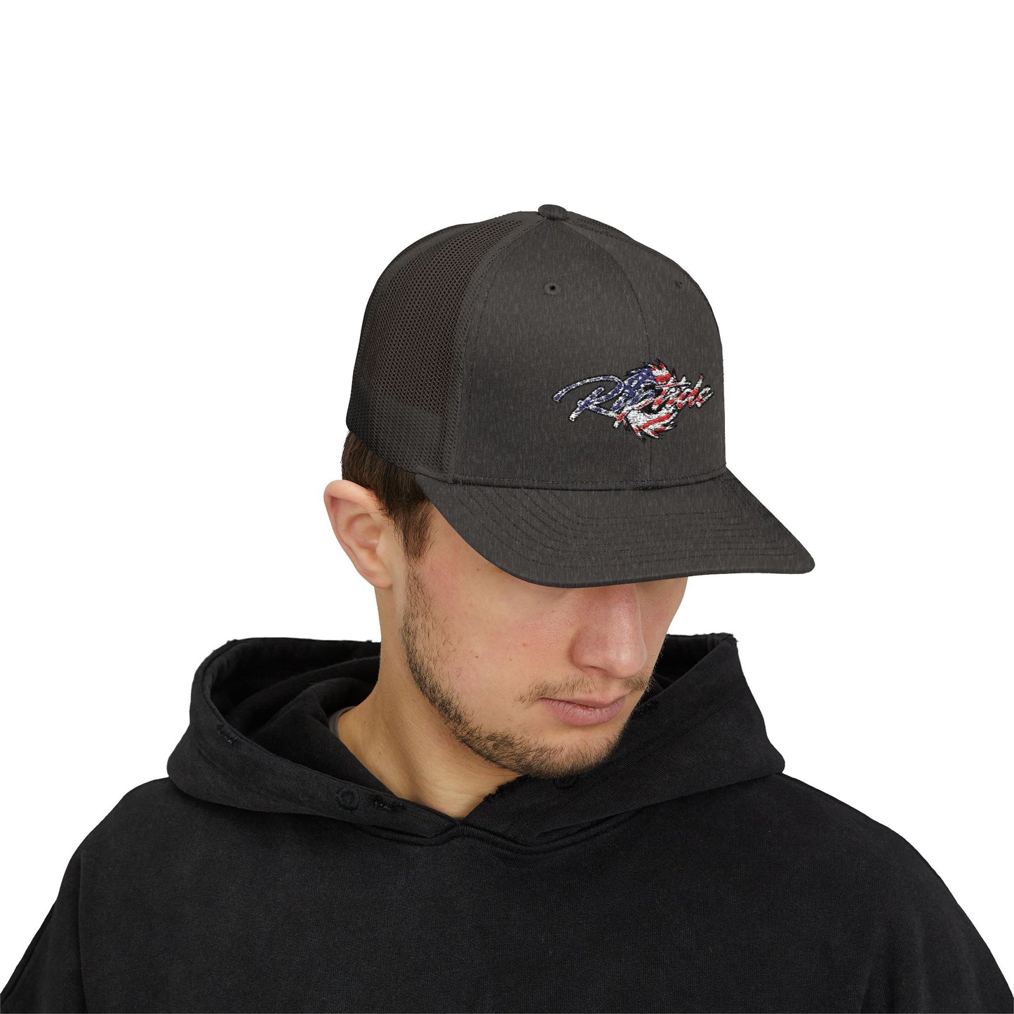 Riptide USA 250 Trucker Cap - American Flag Snapback Hat