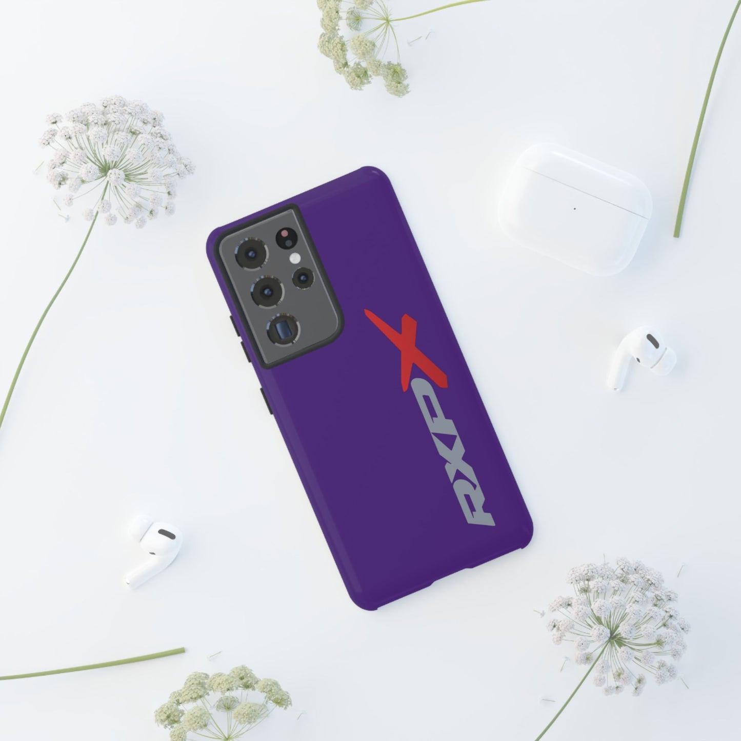 RXPX Tough Phone Case Protective Cover - iPhone Samsung Google Pixel - Purple