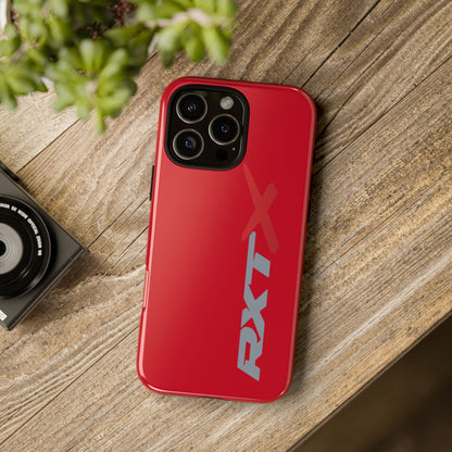 RXTX Tough Phone Case Protective Cover - iPhone Samsung Google Pixel Red