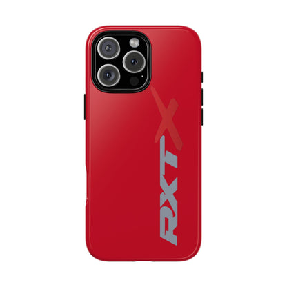 RXTX Tough Phone Case Protective Cover - iPhone Samsung Google Pixel Red