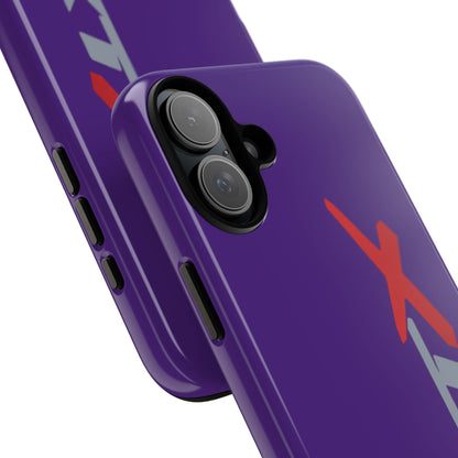 RXTX Tough Phone Case Protective Cover - iPhone Samsung Google Pixel Purple