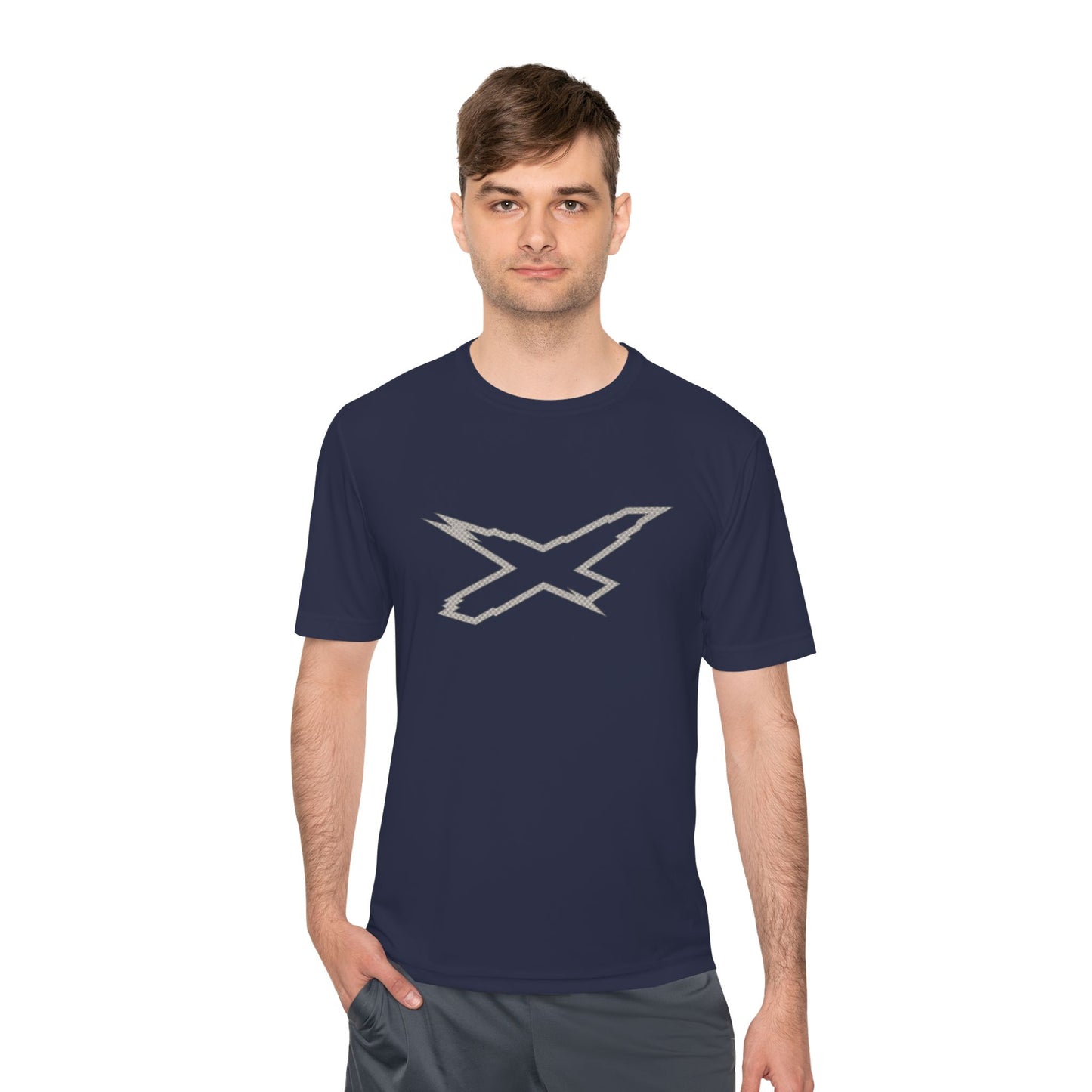 Riptide X-Team Performance Dri Fit Tee — Moisture‑Wicking Athletic Shirt Steel Plate
