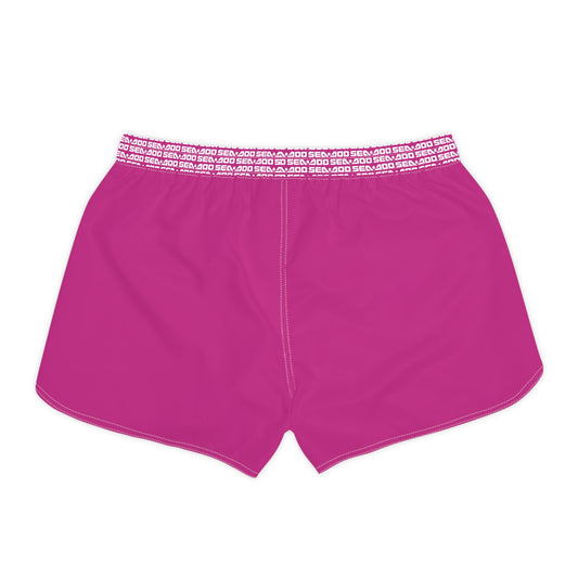SeaDoo Performance Swim Shorts Women's Beach Riding Shorts Pink - Vert