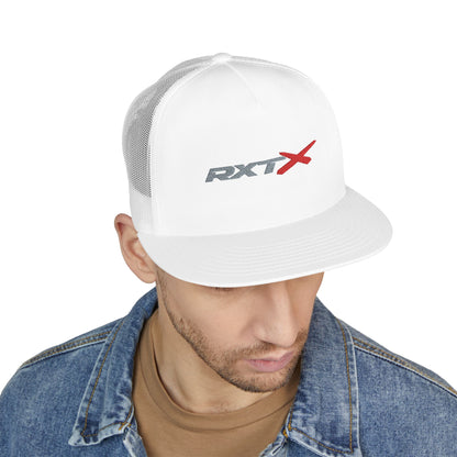 RXTX Embroidered Snap Back Trucker Cap - 5-Panel Mesh Hat
