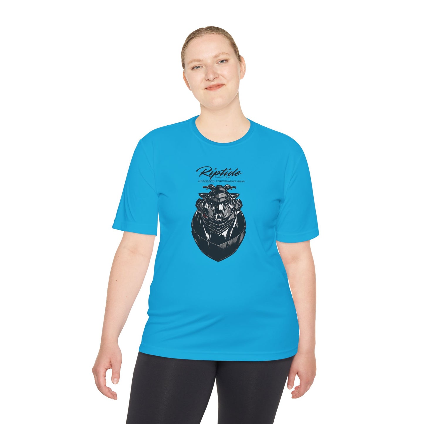 Riptide RXPX Black Out Graphic Tee — Moisture-Wicking Performance Shirt
