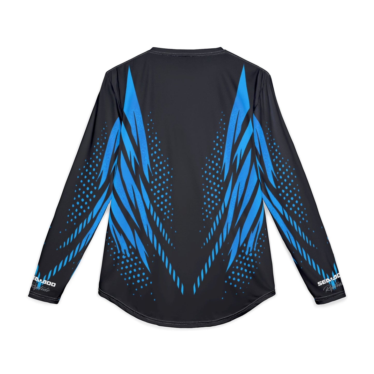 Men's SeaDoo RXTX X-Team Performance UPF Protection UV Long Sleeve Shirt — Gulfstream Blue