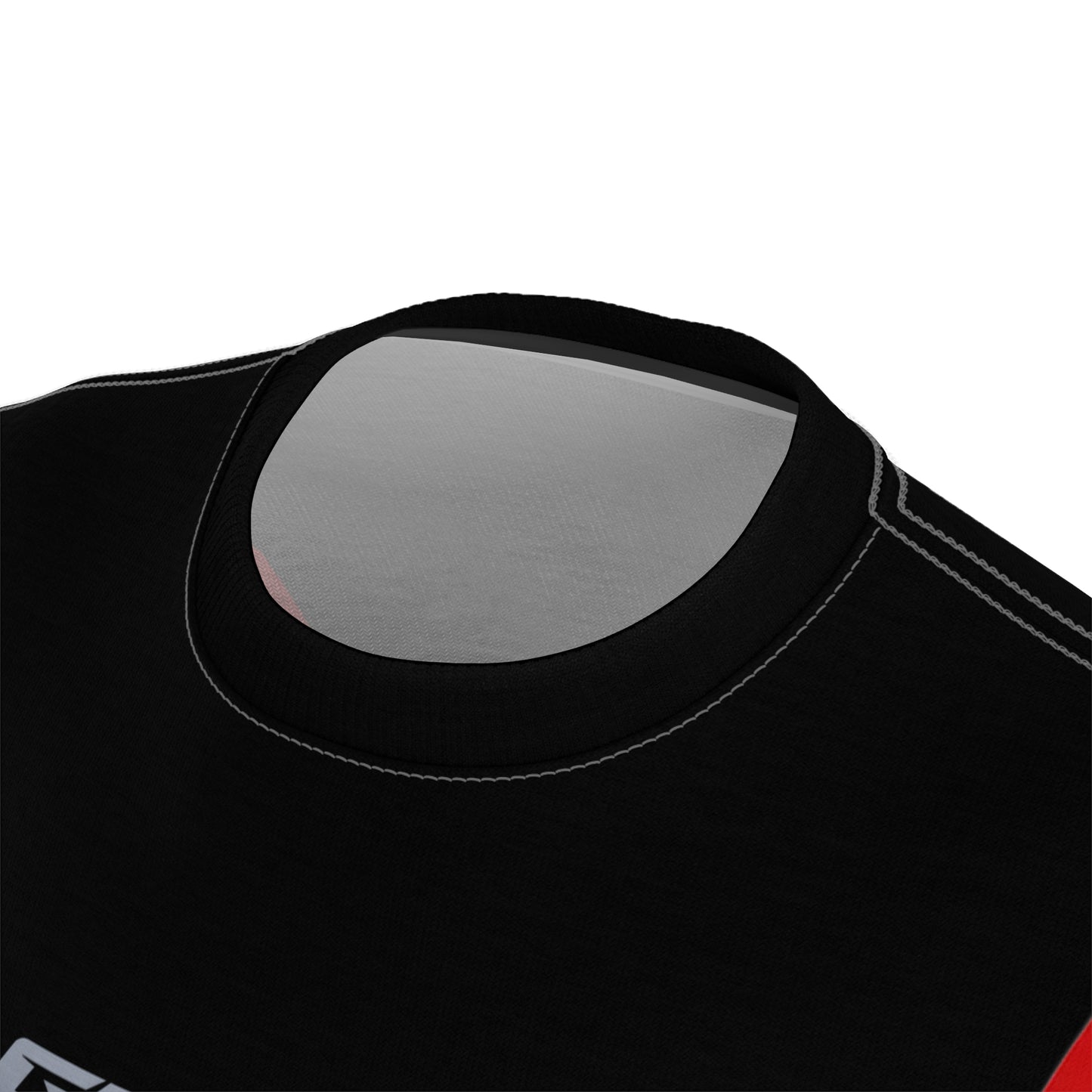SeaDoo GTRX X-Team Cyber Racing Dri Fit Tee — Grey Red & Black All-Over Print