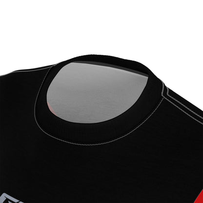SeaDoo GTRX X-Team Cyber Racing Dri Fit Tee — Grey Red & Black All-Over Print
