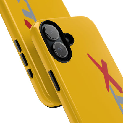 RXTX Tough Phone Case Protective Cover - iPhone Samsung Google Pixel Millenium Yellow