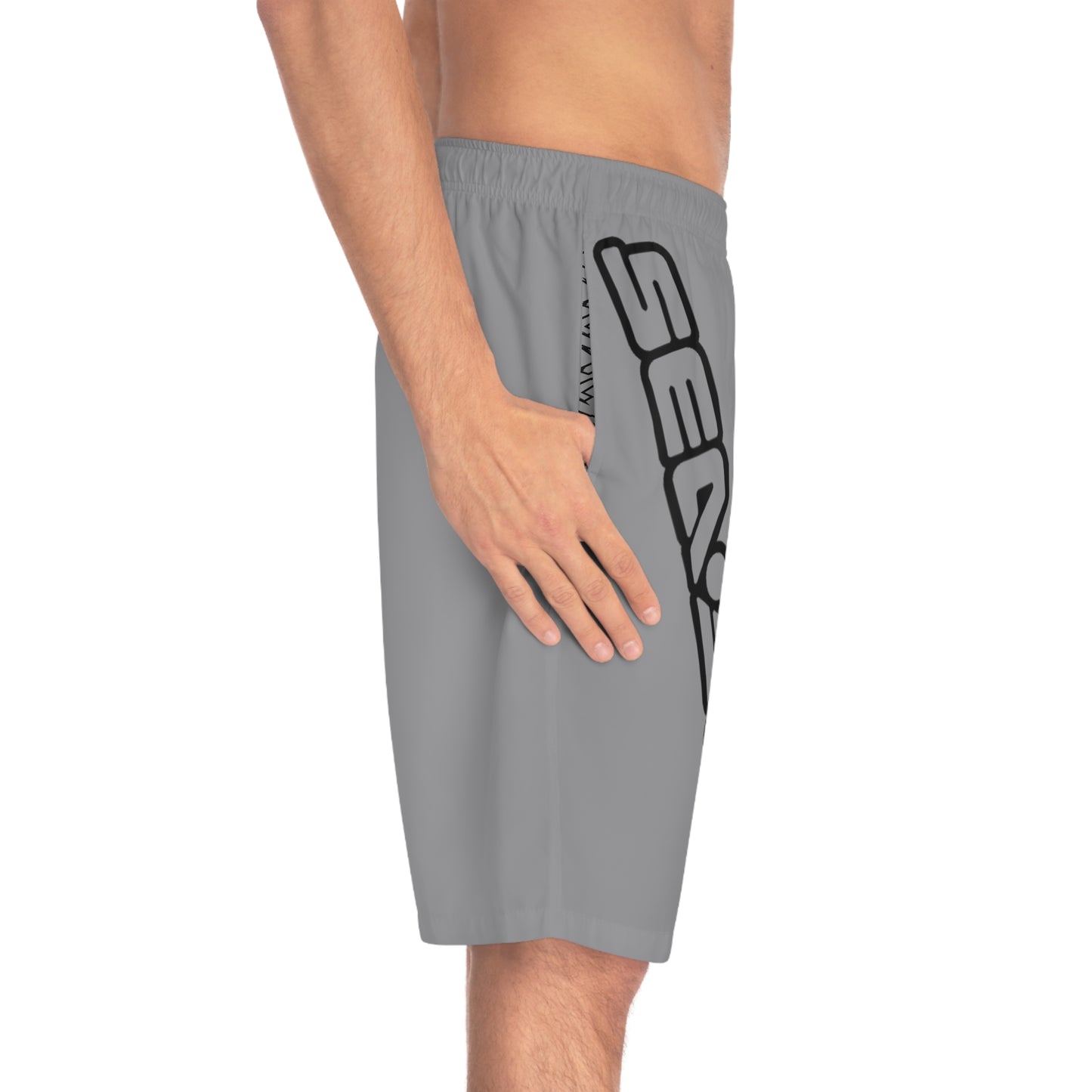 Men's X-Team Performance Board Shorts Loud— Beach Swim Trunks Grey