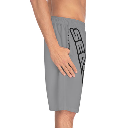 Men's X-Team Performance Board Shorts Loud— Beach Swim Trunks Grey