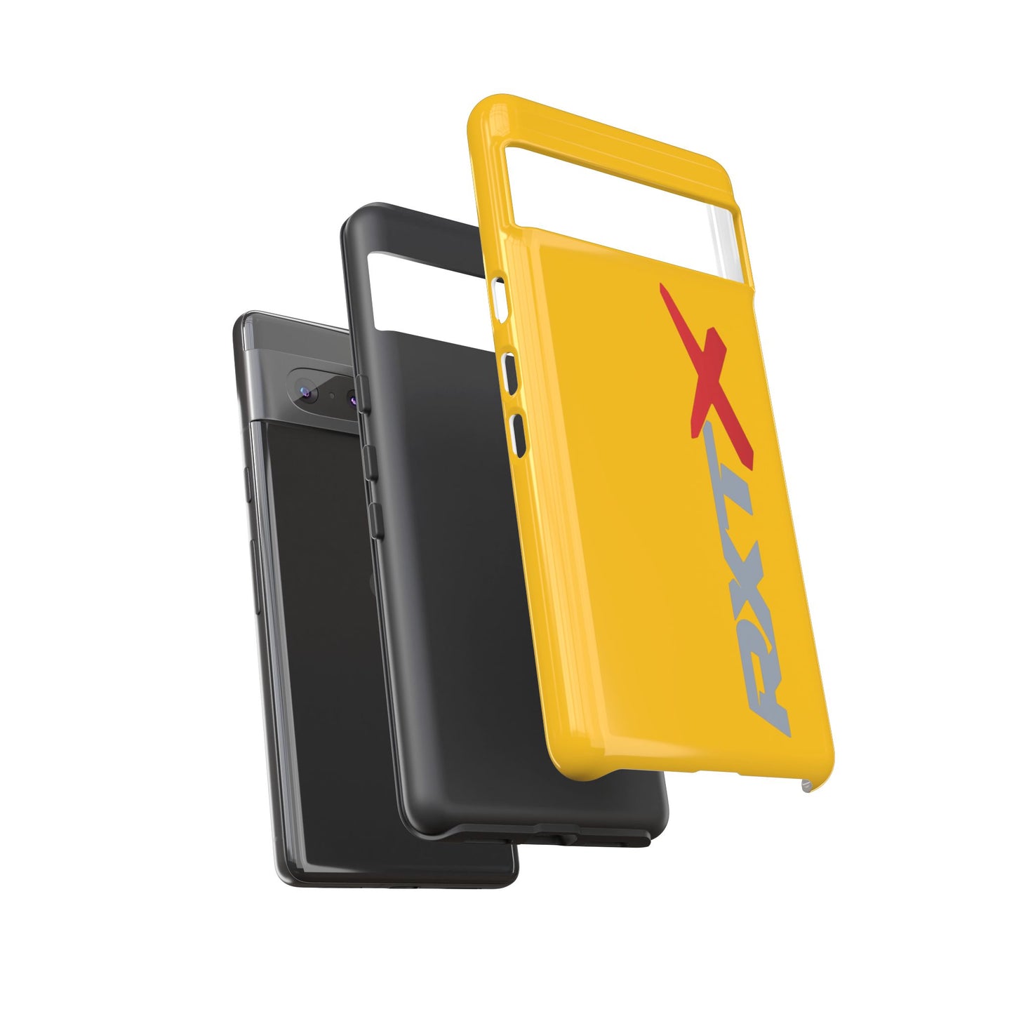 RXTX Tough Phone Case Protective Cover - iPhone Samsung Google Pixel Millenium Yellow