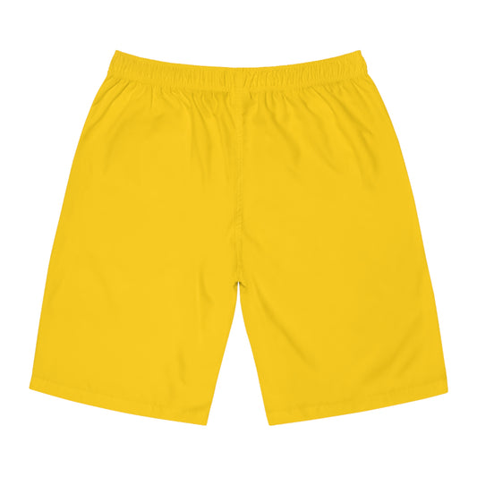 Men's X-Team Performance Board Shorts Loud— Millenium Yellow Beach Swim Trunks