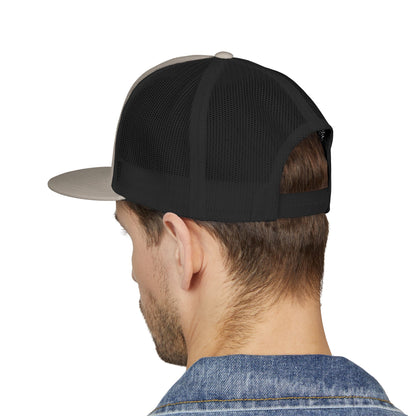 SeaDoo X-Team Performance Embroidered Trucker Cap — Mesh 5-Panel Hat Gulfstream Blue