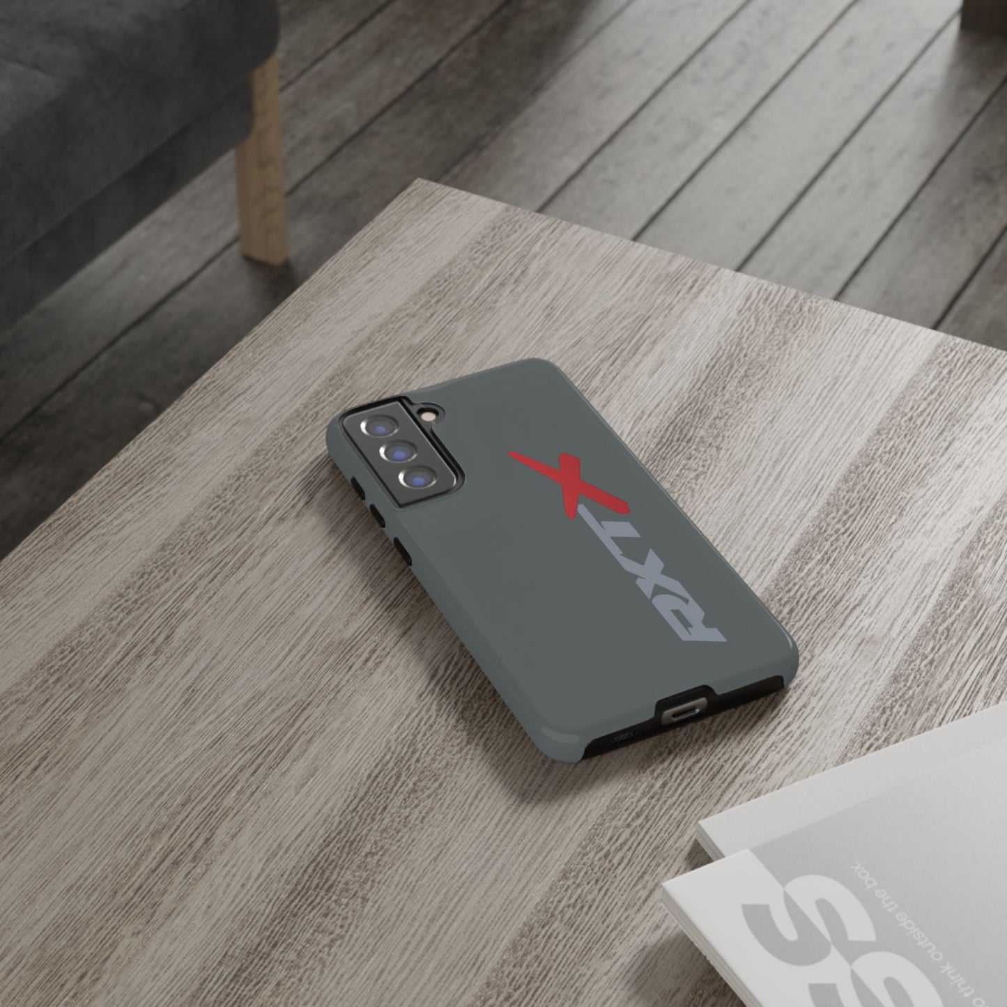 RXTX Tough Phone Case Protective Cover - iPhone Samsung Google Pixel -Dark Grey