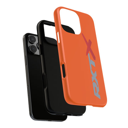 RXTX Tough Phone Case Protective Cover - iPhone Samsung Google Pixel Orange