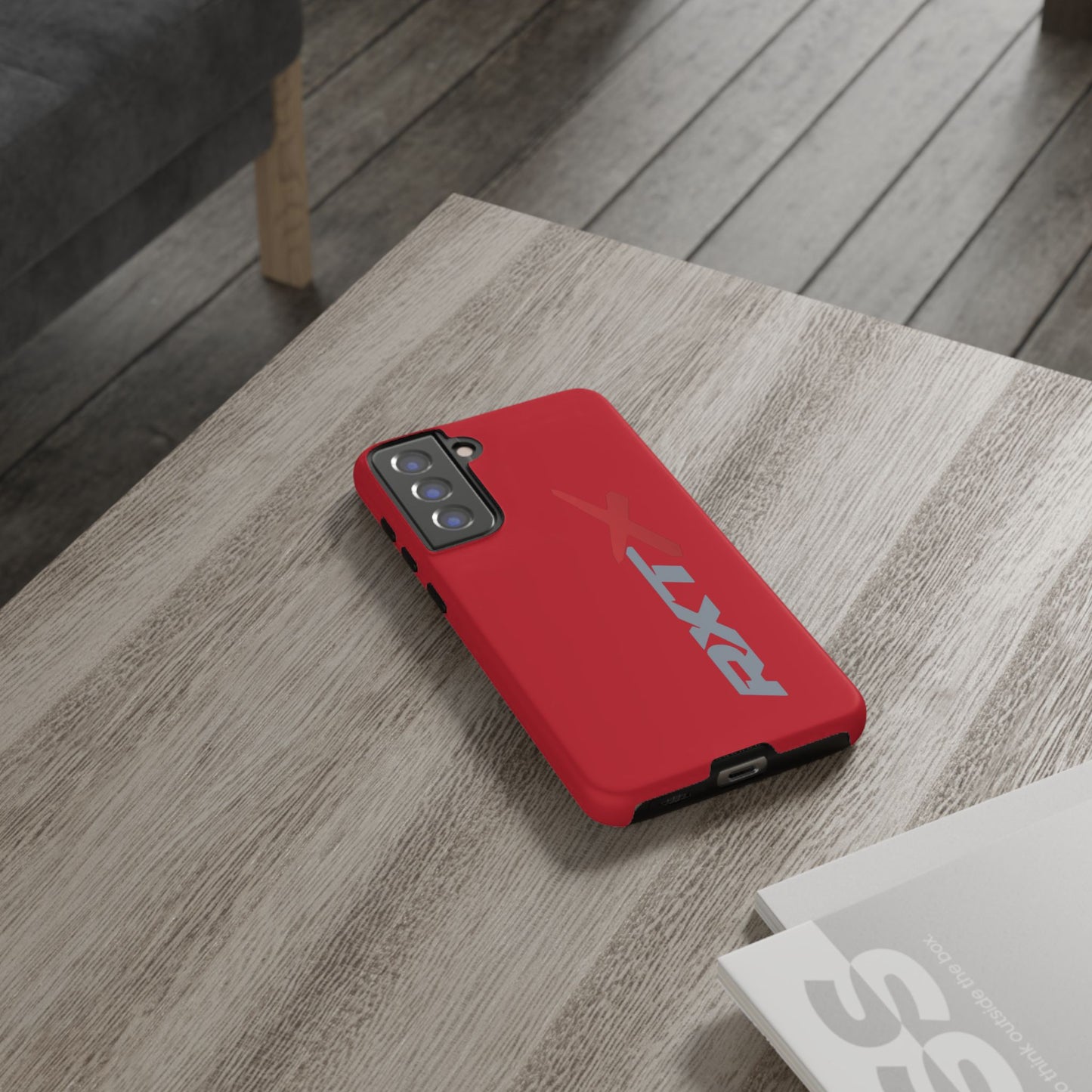 RXTX Tough Phone Case Protective Cover - iPhone Samsung Google Pixel Red