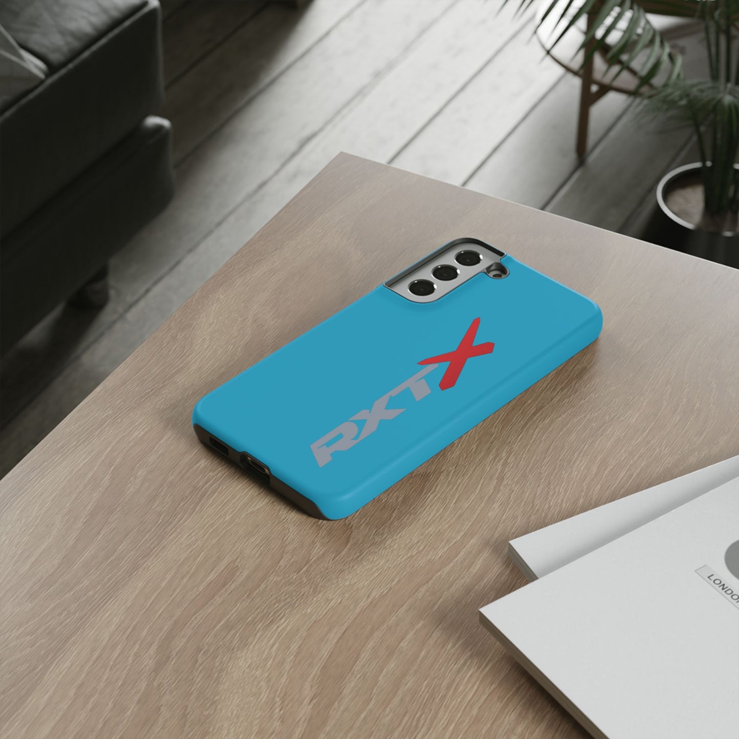 RXTX Tough Phone Case Protective Cover - iPhone Samsung Google Pixel Turquoise