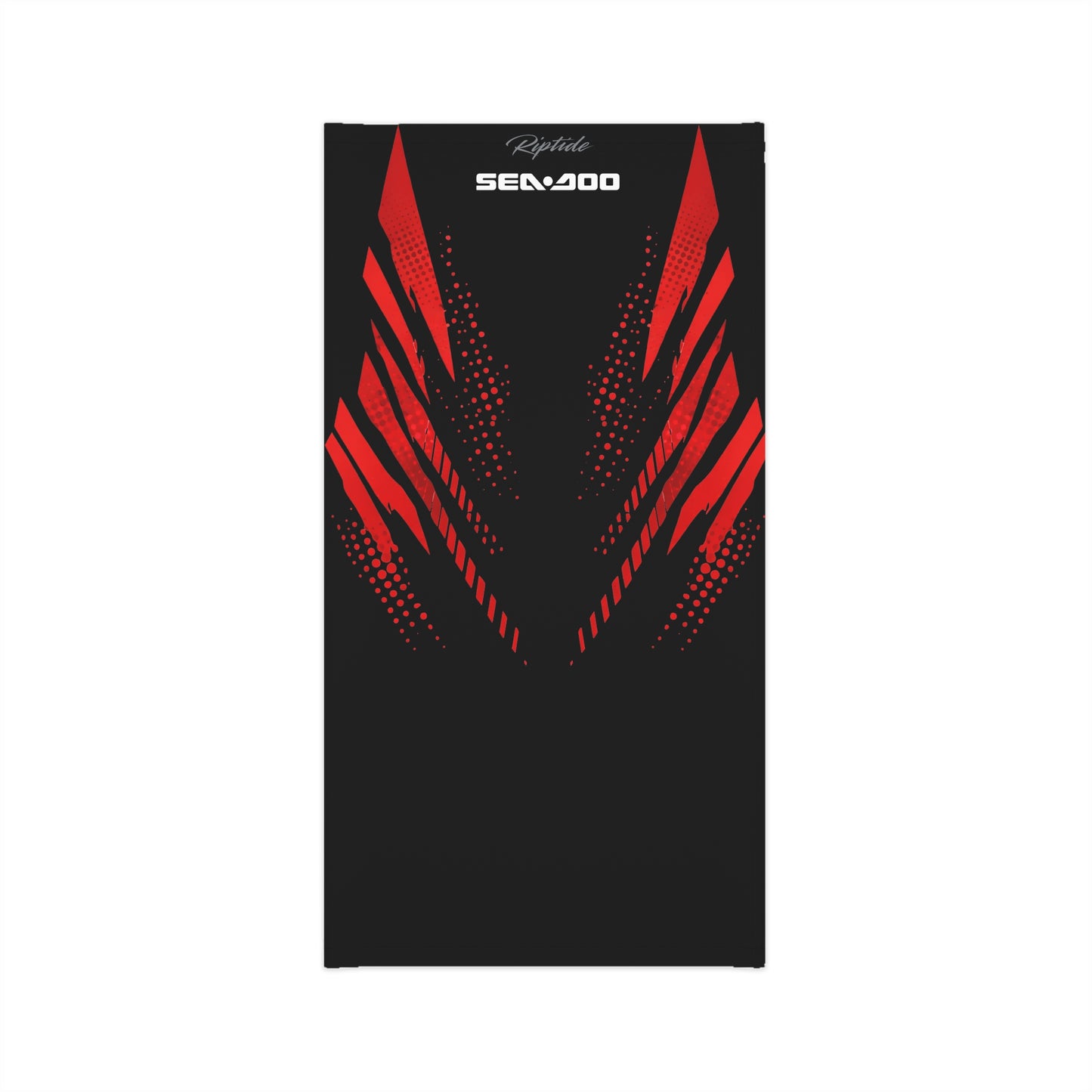SeaDoo RXTX Racing Neck Gaiter — Red & Black Midweight Face Shield Mask