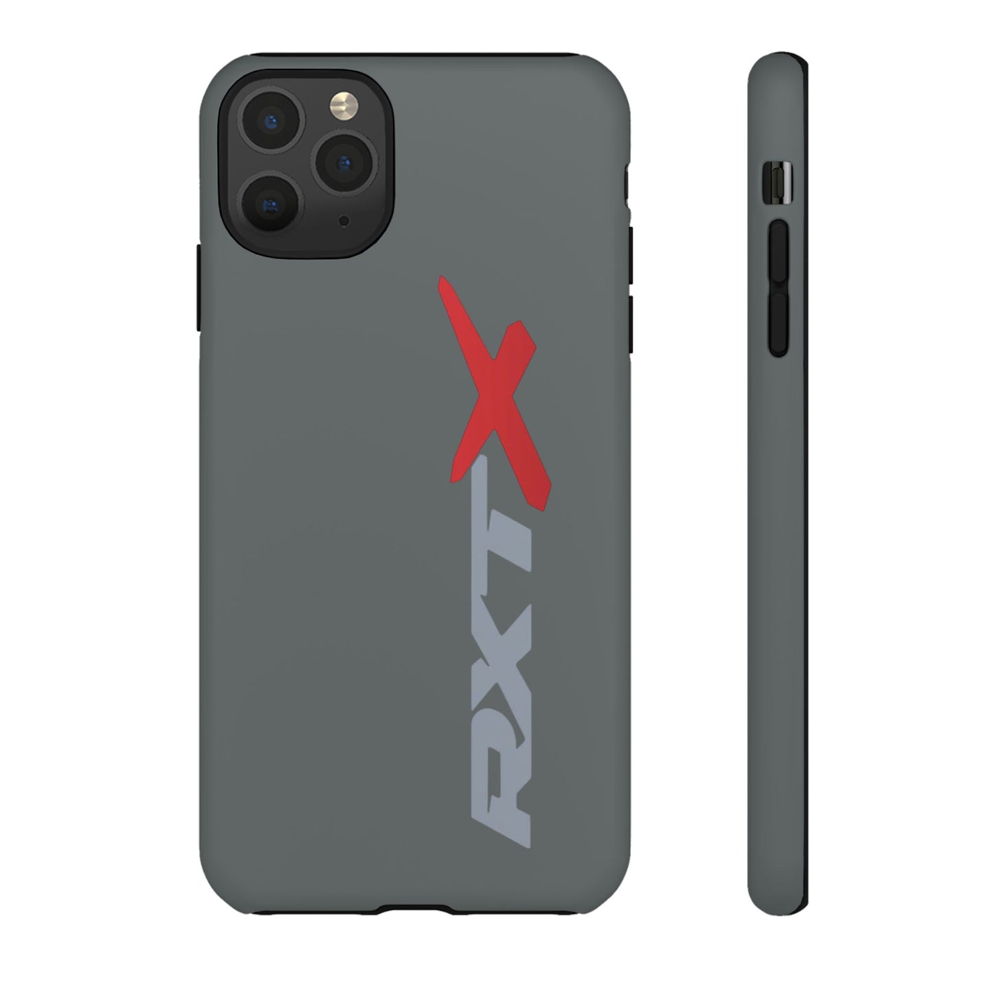 RXTX Tough Phone Case Protective Cover - iPhone Samsung Google Pixel -Dark Grey
