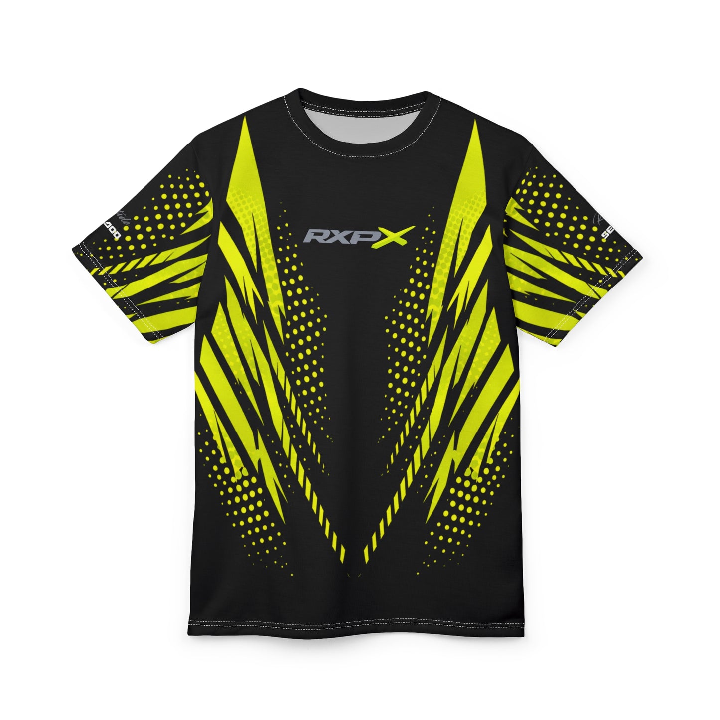 SeaDoo RXPX X-Team Cyber Racing Dri Fit Tee — Manta Green & Black All-Over Print