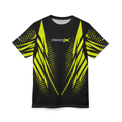 SeaDoo RXPX X-Team Cyber Racing Dri Fit Tee — Manta Green & Black All-Over Print