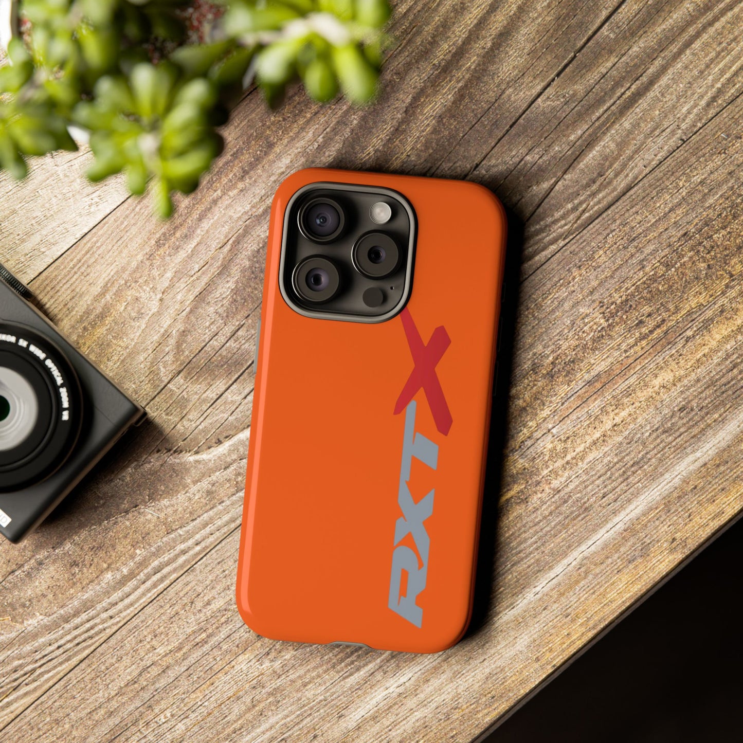 RXTX Tough Phone Case Protective Cover - iPhone Samsung Google Pixel Orange