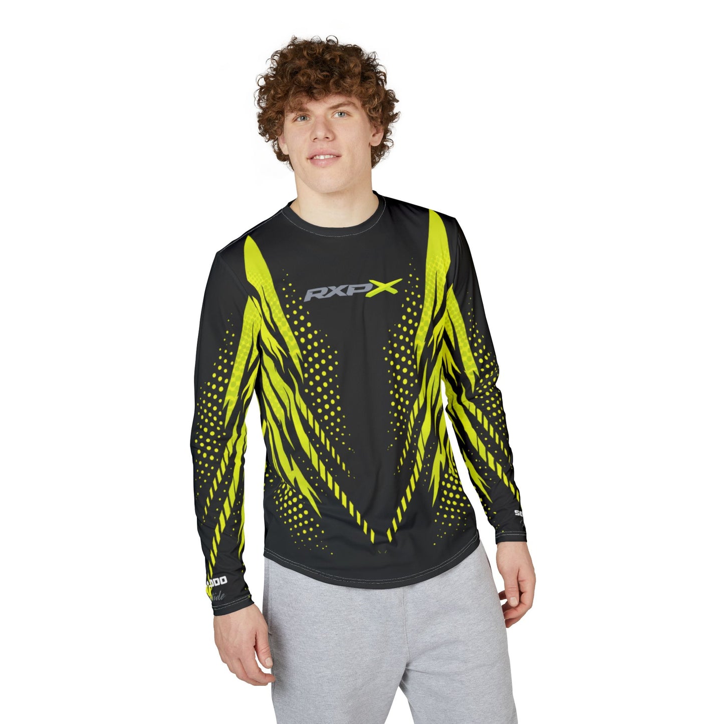 Men's SeaDoo RXPX X-Team Performance UPF Protection UV Long Sleeve Shirt — Manta Green