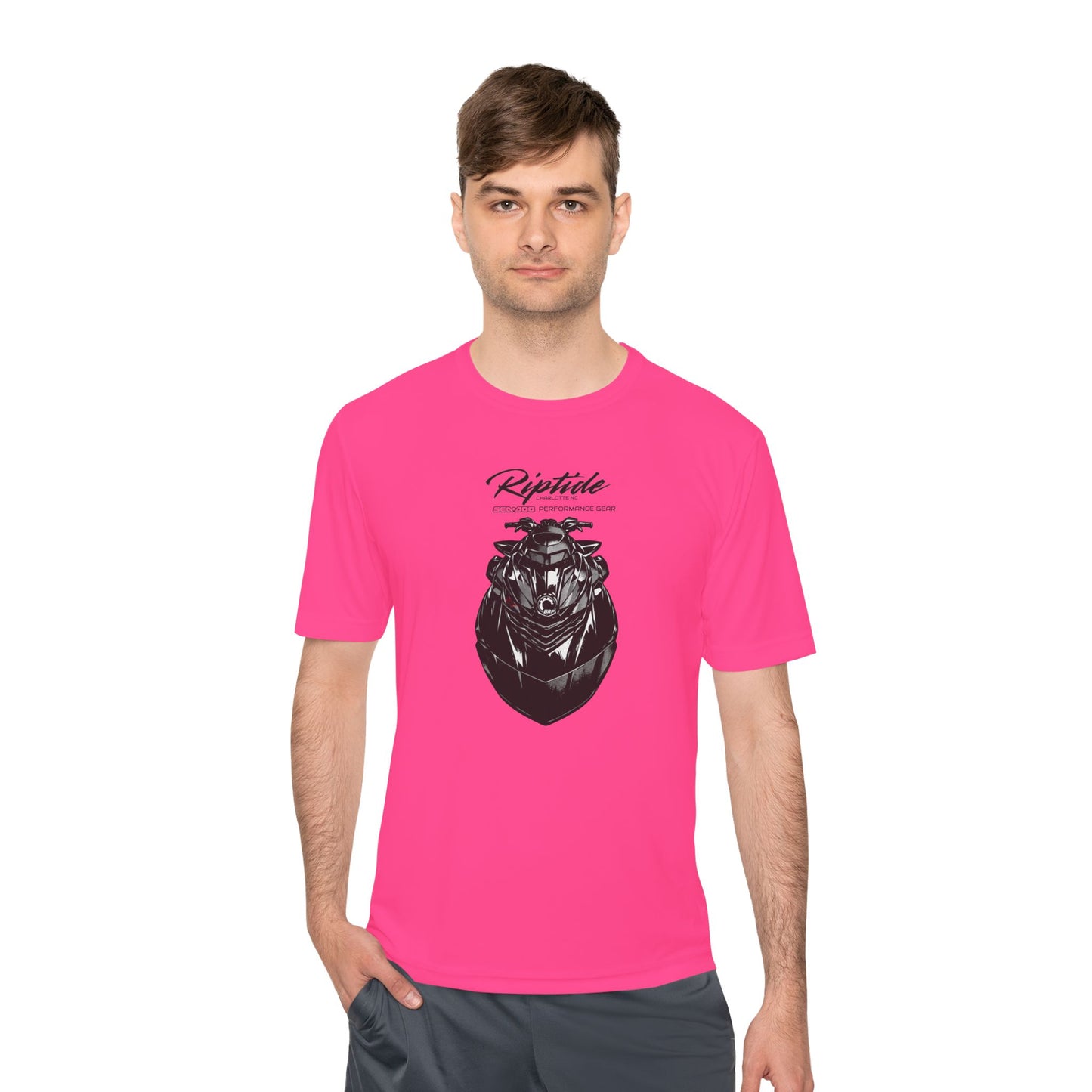 Riptide RXPX Black Out Graphic Tee — Moisture-Wicking Performance Shirt