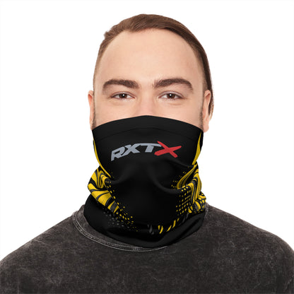 SeaDoo RXTX Racing Neck Gaiter — Millenium Yellow & Grey Midweight Face Shield Mask