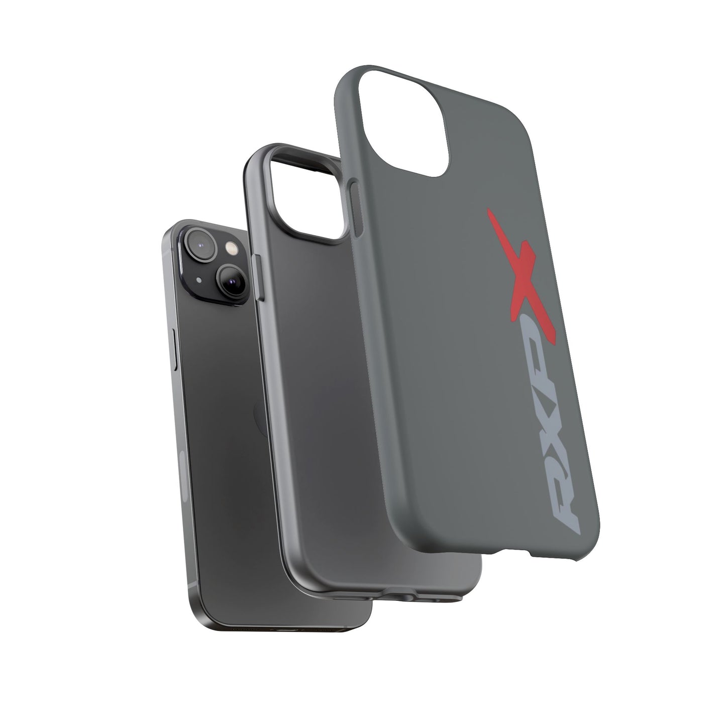 RXPX Tough Phone Case Protective Cover - iPhone Samsung Google Pixel - Grey