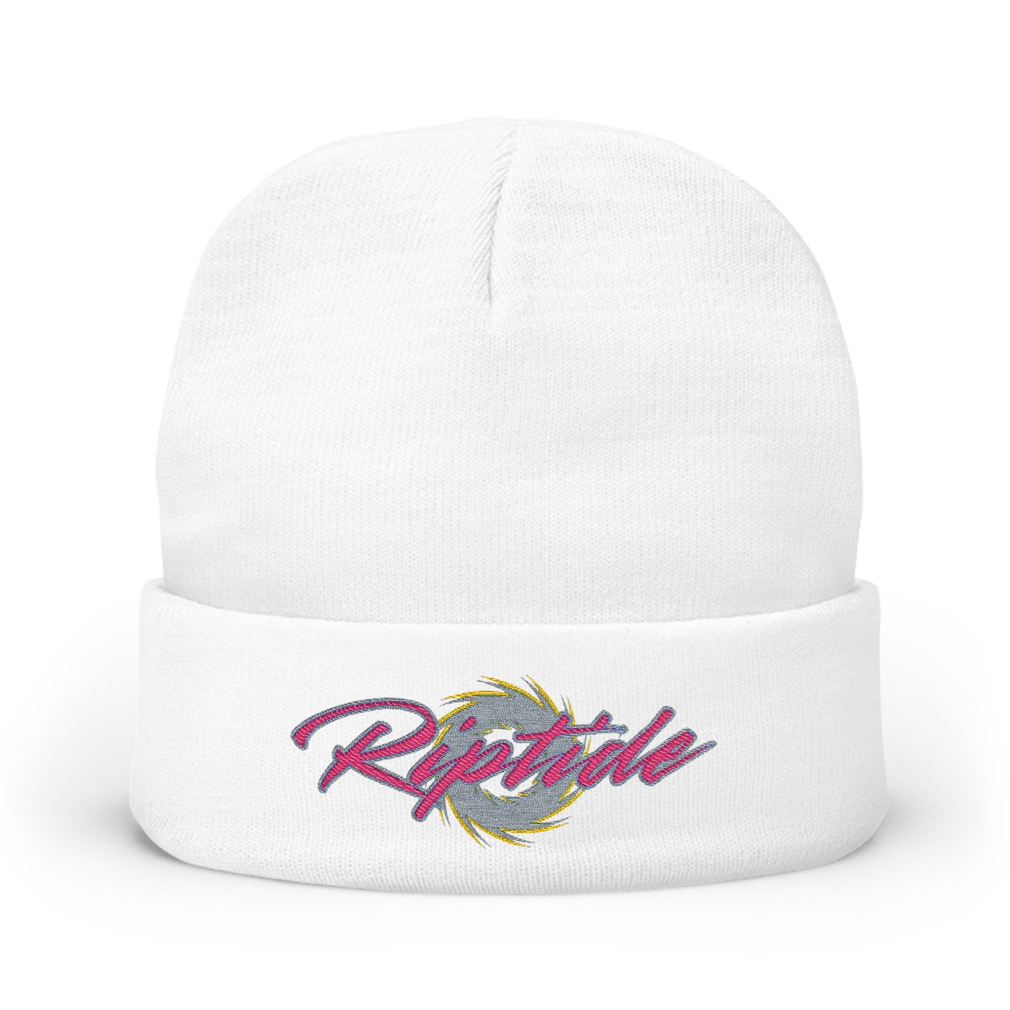 Riptide Knit Beanie — Embroidered Winter Hat