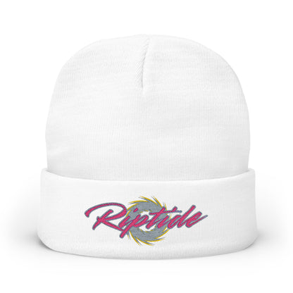 Riptide Knit Beanie — Embroidered Winter Hat