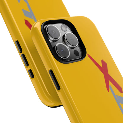 RXTX Tough Phone Case Protective Cover - iPhone Samsung Google Pixel Millenium Yellow