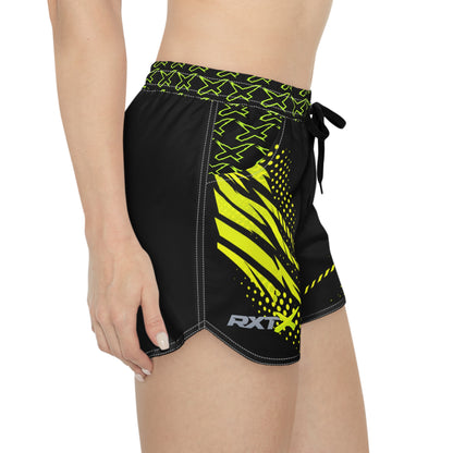 SeaDoo RXTX X-Team Women's Athletic Shorts — Dynamic Stripe Swim Shorts Manta Green