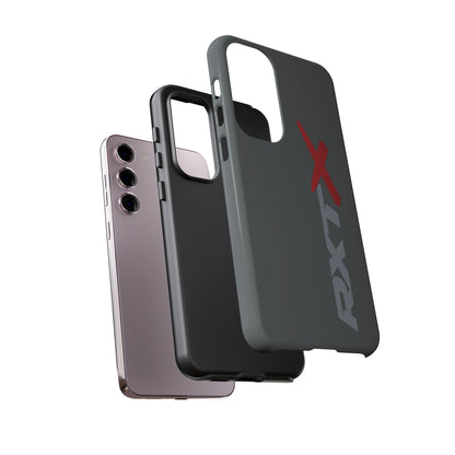 RXTX Tough Phone Case Protective Cover - iPhone Samsung Google Pixel -Dark Grey