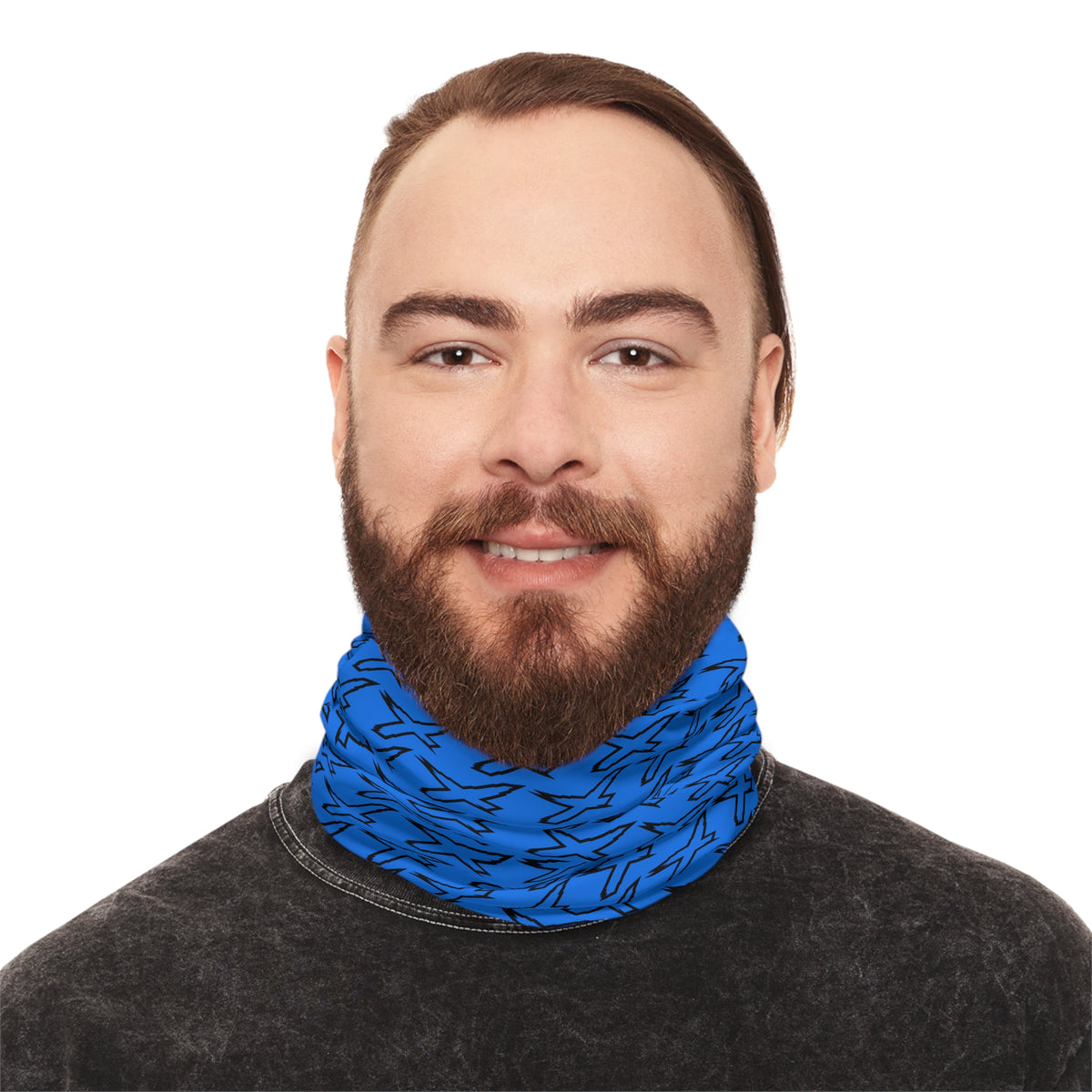 SeaDoo X-Team Performance UPF Pattern Neck Gaiter Face Mask Cover Gulfstream Blue