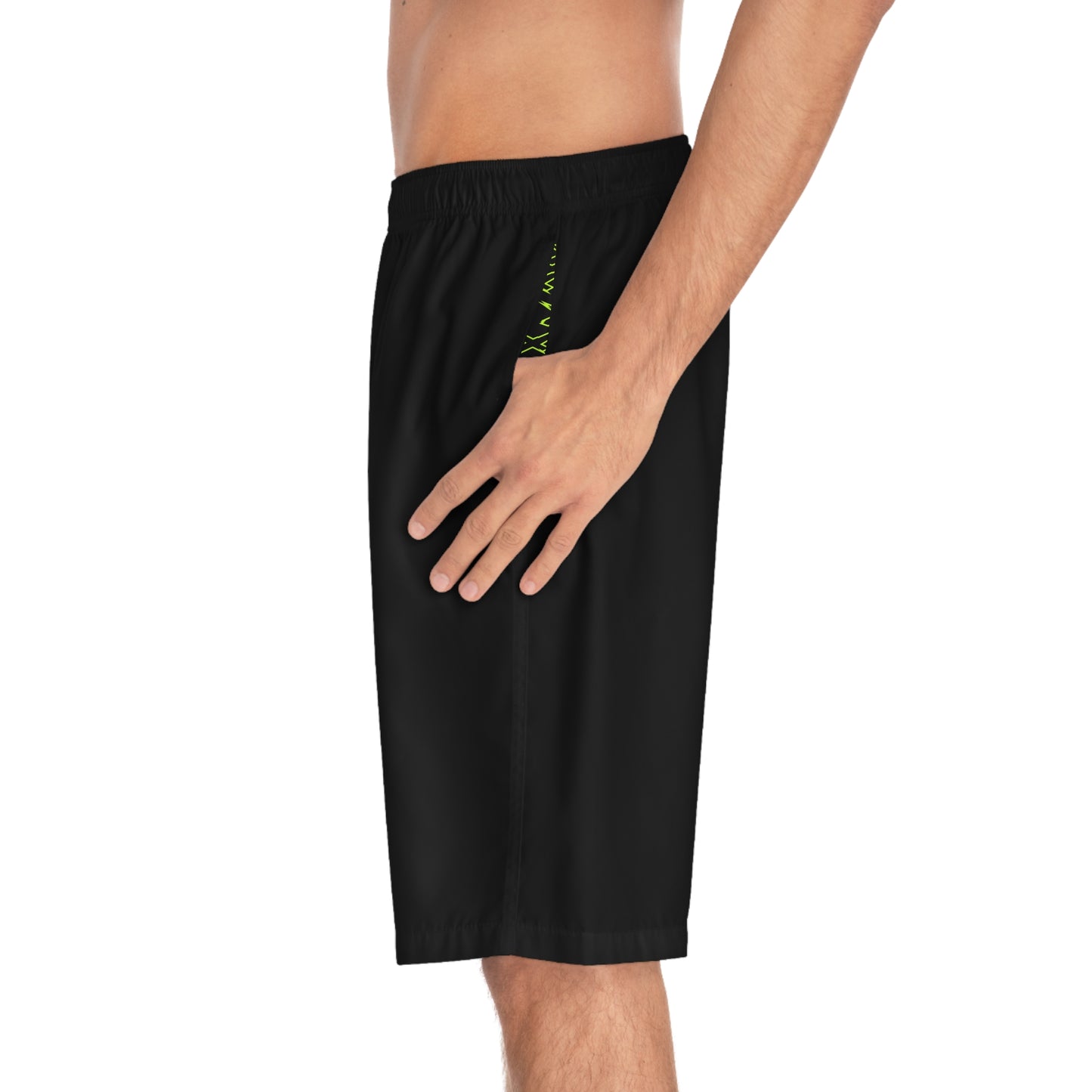 Men's X-Team Performance Board Shorts — Beach Swim Trunks Manta Green/Black