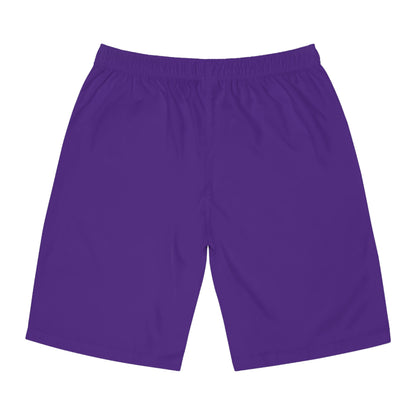 Men's X-Team Performance Board Shorts — Beach Swim Trunks Purple