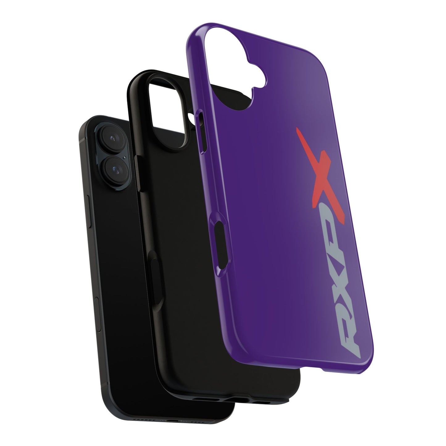 RXPX Tough Phone Case Protective Cover - iPhone Samsung Google Pixel - Purple