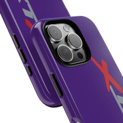 RXTX Tough Phone Case Protective Cover - iPhone Samsung Google Pixel Purple