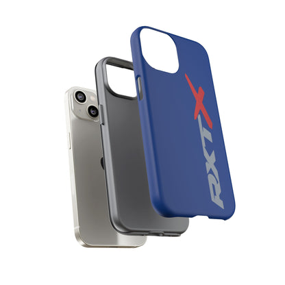 RXTX Tough Phone Case Protective Cover - iPhone Samsung Google Pixel Dark Blue