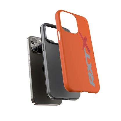 RXTX Tough Phone Case Protective Cover - iPhone Samsung Google Pixel Orange