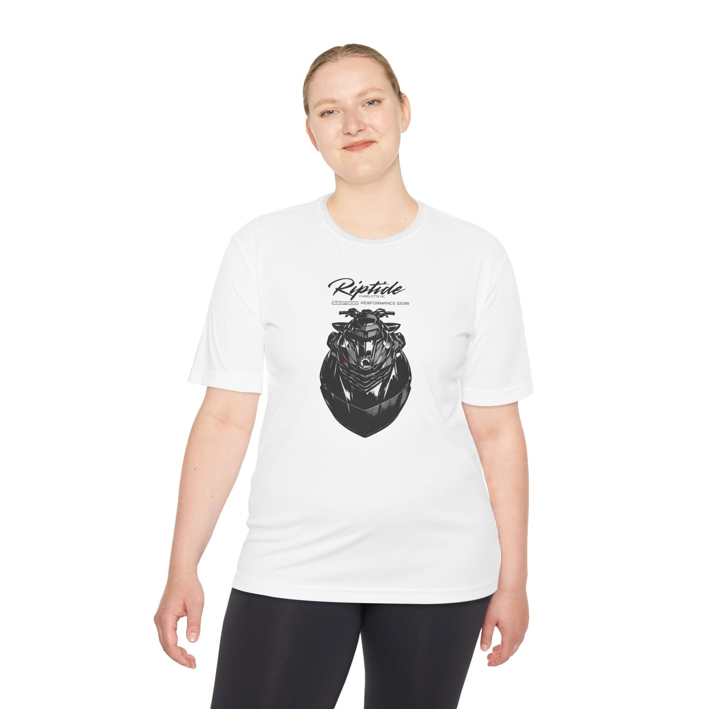 Riptide RXPX Black Out Graphic Tee — Moisture-Wicking Performance Shirt