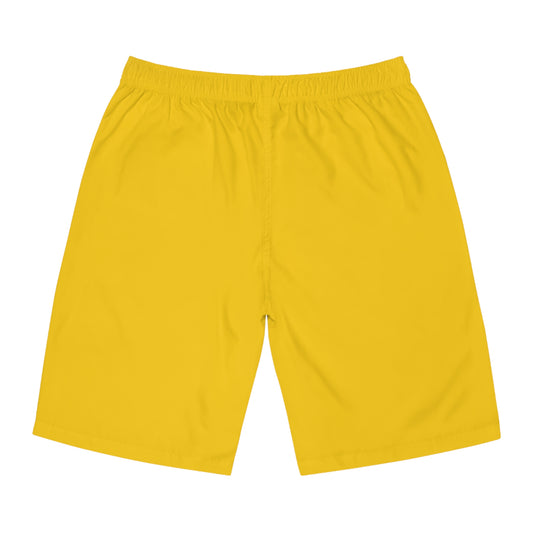 Men's X-Team Performance Board Shorts Loud— Beach Swim Trunks Millenium Yellow