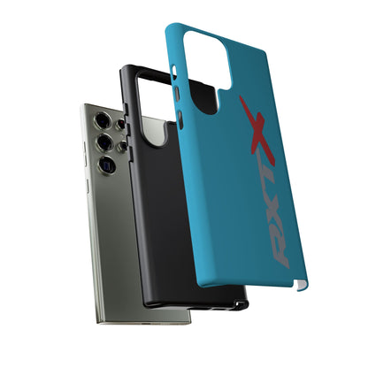 RXTX Tough Phone Case Protective Cover - iPhone Samsung Google Pixel Turquoise