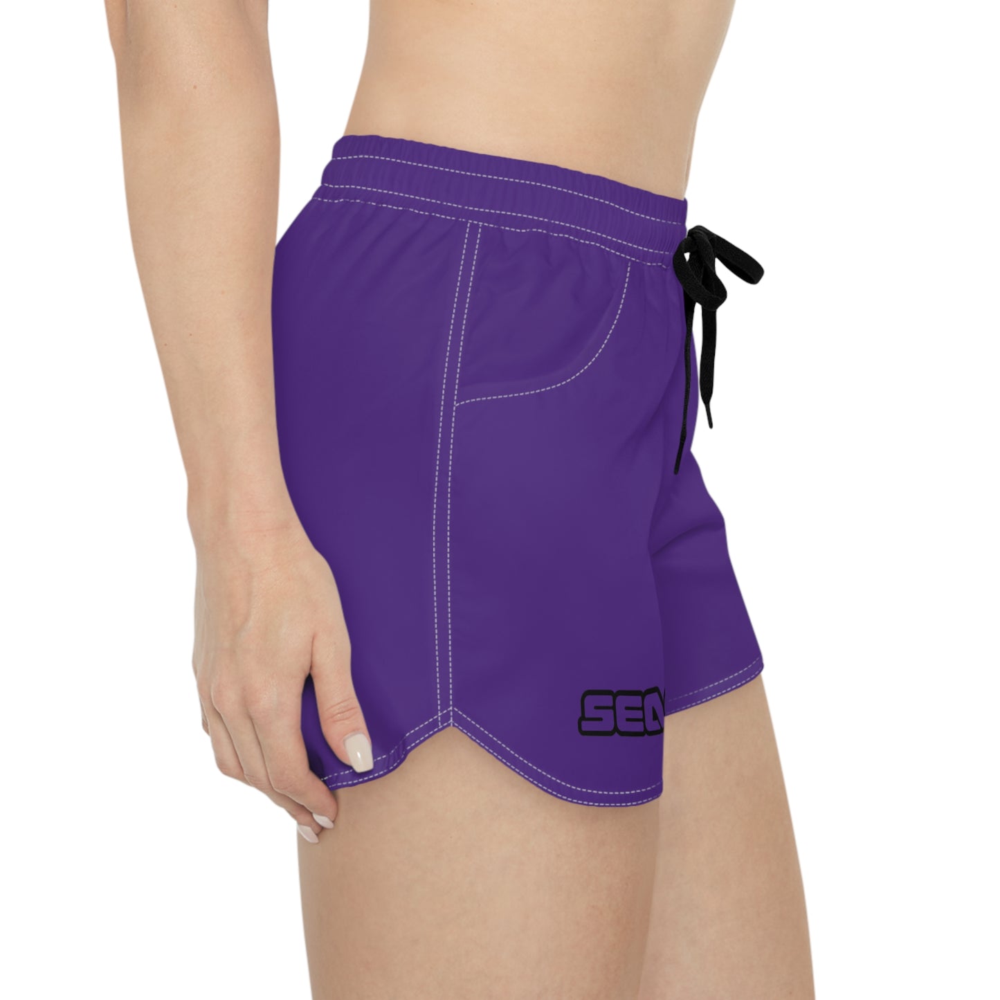 SeaDoo Performance Swim Shorts Women's Beach Riding Shorts Purple