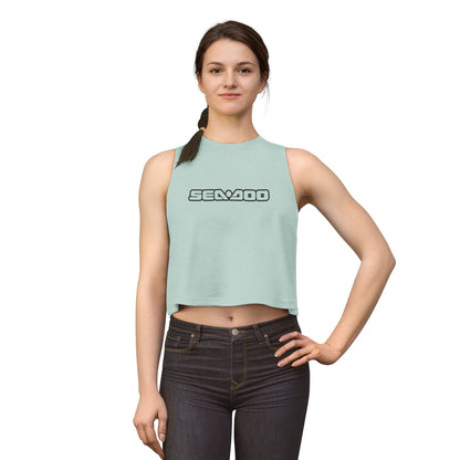 Sea-Doo Crop Top — Retro Watersports Logo Tank for Women